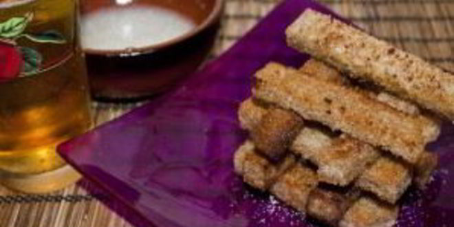 Рецепт гренков ржаных с чесноком