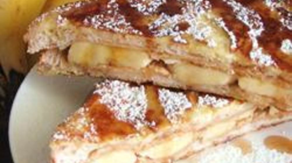 Как приготовить гренки с бананом и арахисовой пастой