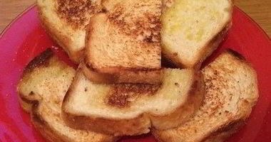 Рецепт Гренков с чесноком и солью