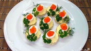 Рецепт Гренков с икрой