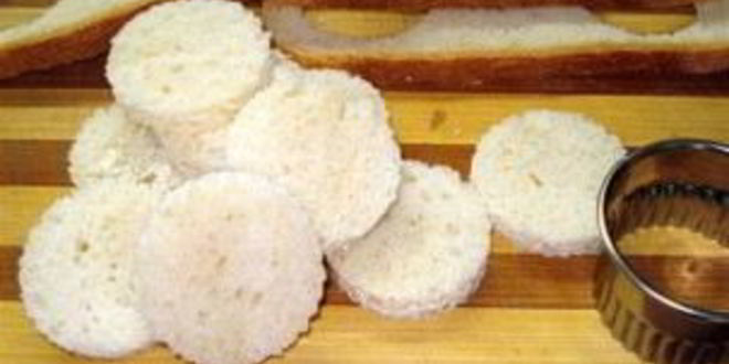 Рецепт гренков с икрой