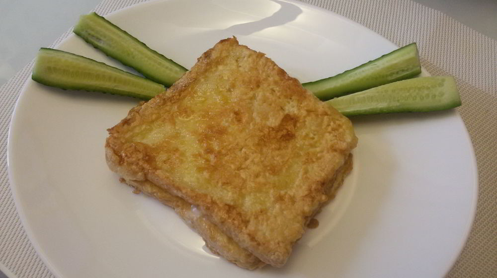 Как приготовить гренки с моцареллой