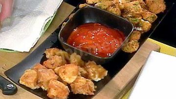 Рецепт Гренков с соусом из запеченных томатов