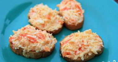 Рецепт Гренков с сыром и морковью