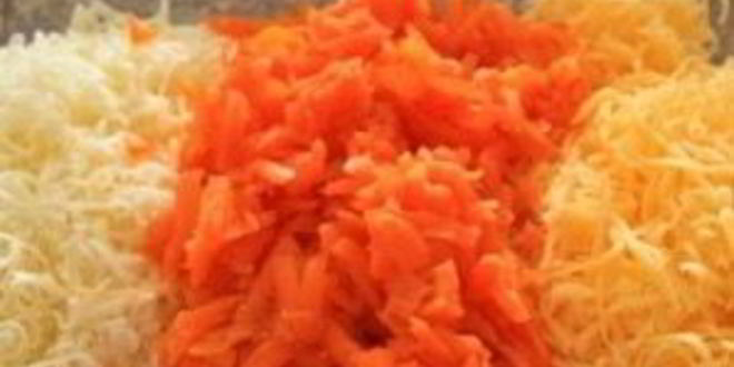 Рецепт гренков с сыром и морковью