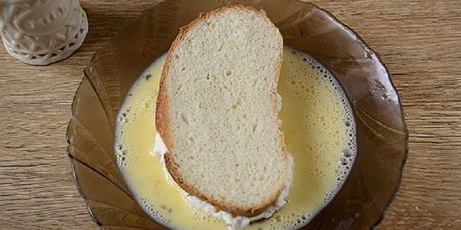 Рецепт гренков с творогом