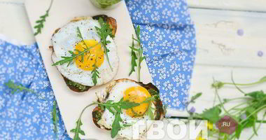 Рецепт Гренков с яйцом