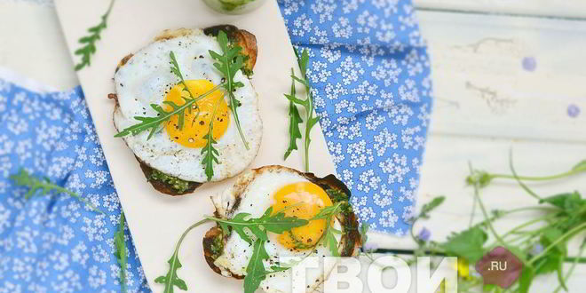 Рецепт гренков с яйцом
