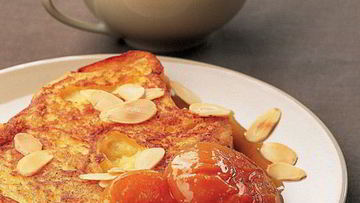 Рецепт Миндальных гренков с абрикосами