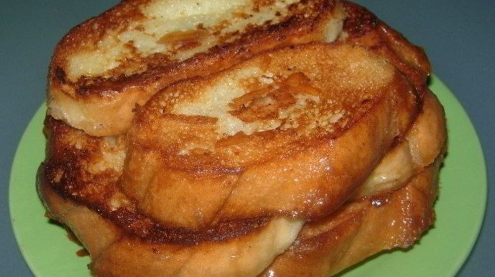 Как приготовить нежные гренки с сахаром