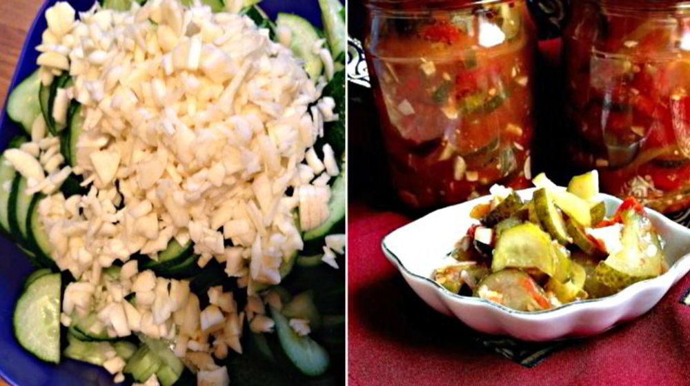 Как приготовить грузинскую закуску из огурцов