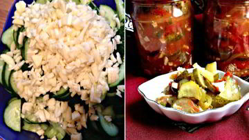 Рецепт Грузинской закуски из огурцов