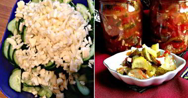 Рецепт Грузинской закуски из огурцов