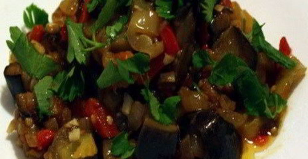 Рецепт баклажанную икру из запеченных баклажан и перцев