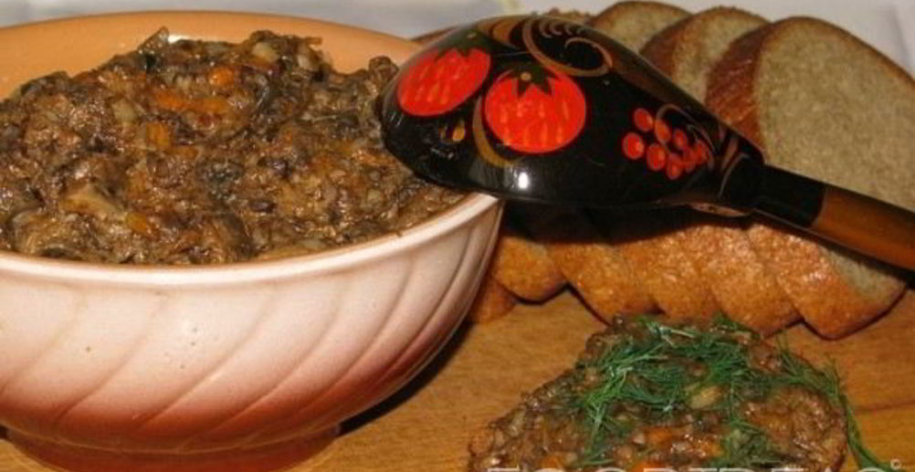 Рецепт грибную икру из маслят