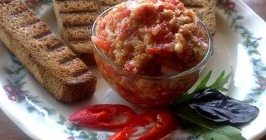 Рецепт Икры из печеных баклажанов