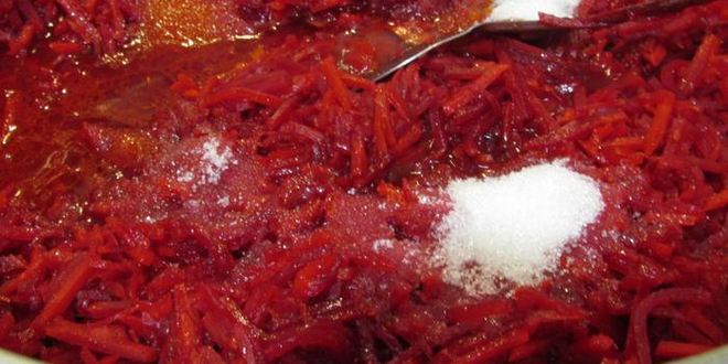 Рецепт икры из свеклы и моркови