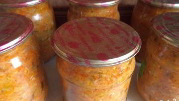 Рецепт Икры кабачковой в банку