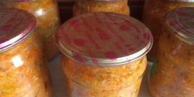 Рецепт икры кабачковой в банку