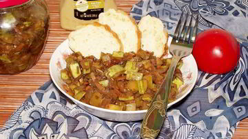 Рецепт Кабачковой икры кусочками