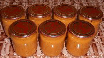 Рецепт Кабачковой икры с соусом