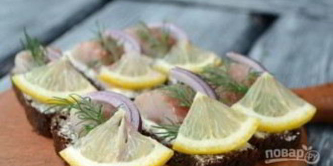 Рецепт канапе для праздничного стола