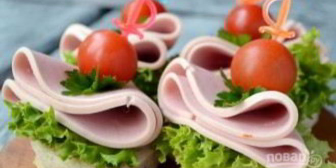 Рецепт канапе для праздничного стола