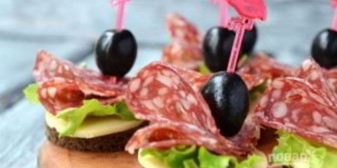 Рецепт канапе для праздничного стола