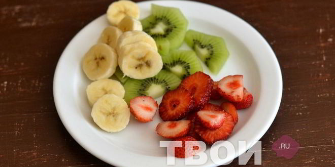 Рецепт канапе из фруктов