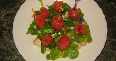 Рецепт Канапе из красной рыбы