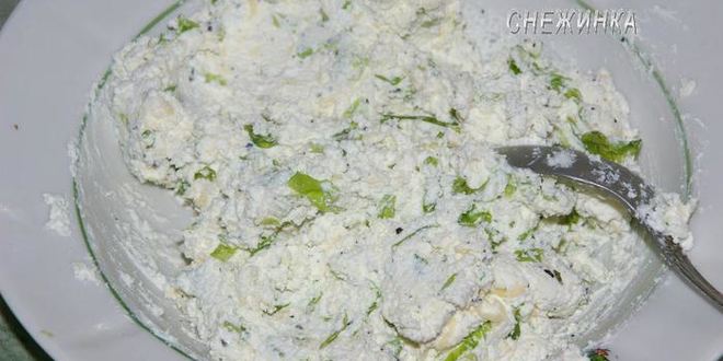 Рецепт канапе из омлета с творогом