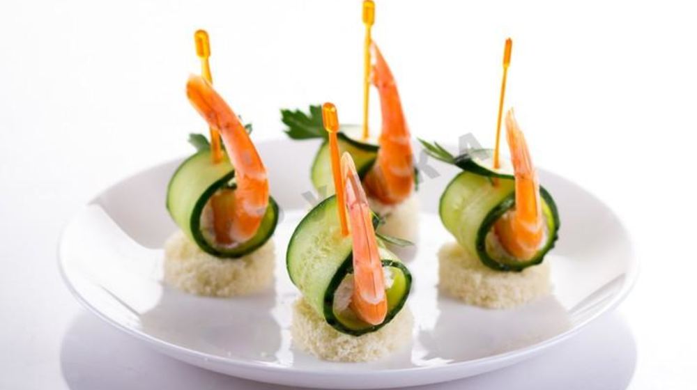Как приготовить канапе крючочки