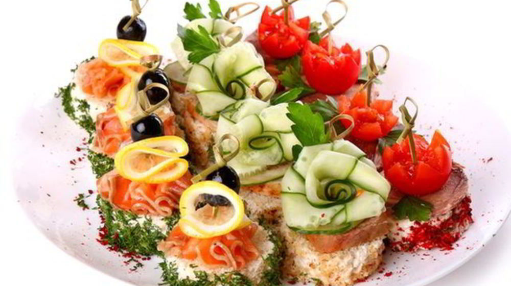 Как приготовить канапе мимоза