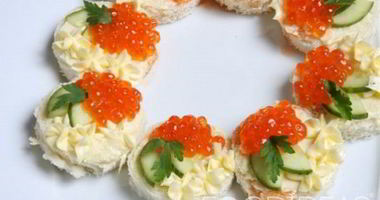 Рецепт Канапе с икрой