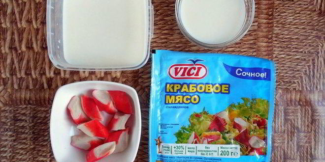 Рецепт канапе с крабовым маршмеллоу