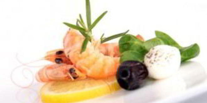 Рецепт канапе с креветками