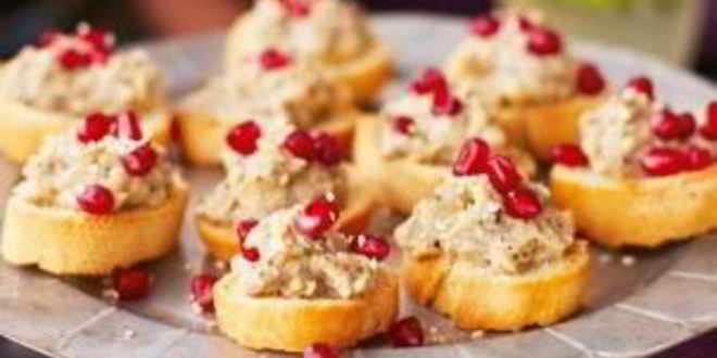 Рецепт канапе с паштетом