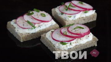 Рецепт Канапе с редиской