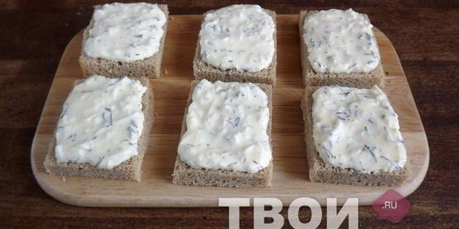 Рецепт канапе с редиской