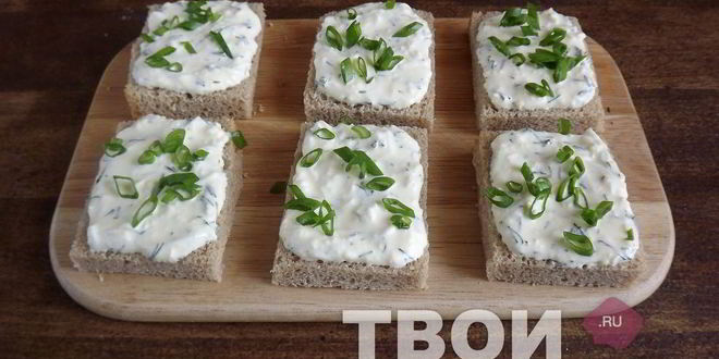 Рецепт канапе с редиской