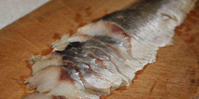 Рецепт канапе с сельдью