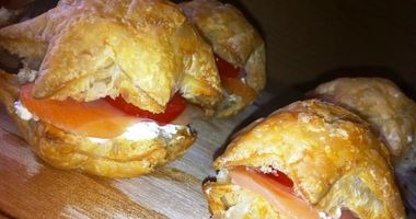 Рецепт Канапе Звезды с лососем