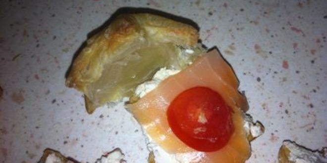 Рецепт канапе звезды с лососем