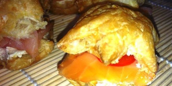 Рецепт канапе звезды с лососем