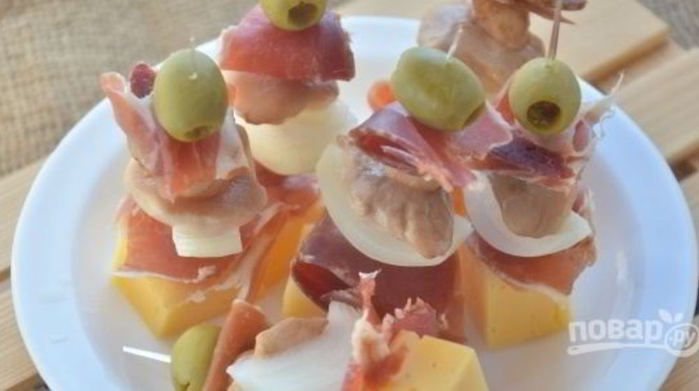 Как приготовить канапе