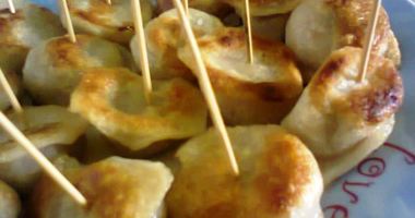 Рецепт Жареных пельменей канапе