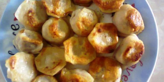 Рецепт жареных пельменей канапе