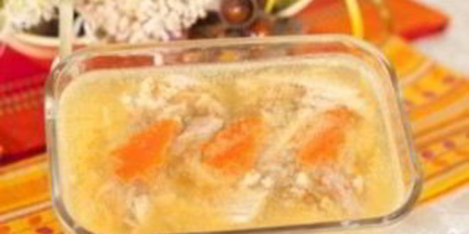 Рецепт холодца из курицы без желатина