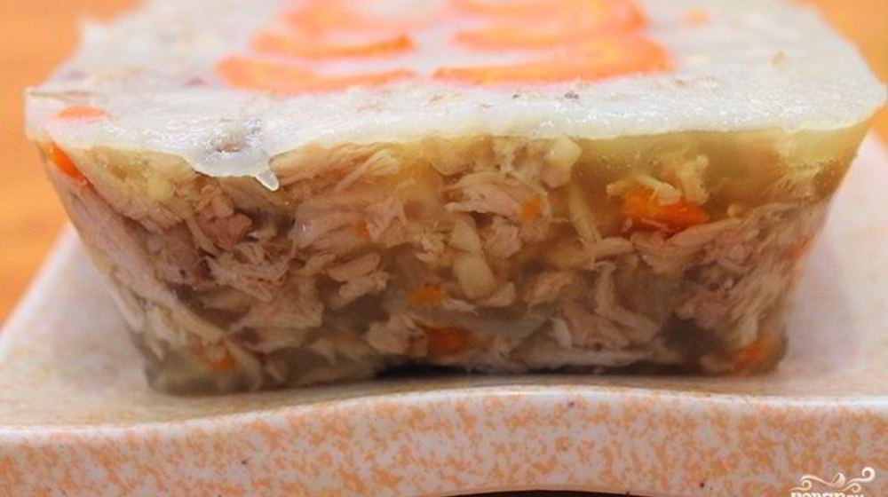 Как приготовить холодец из курицы и говядины
