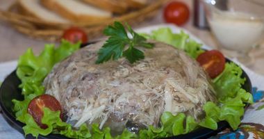 Рецепт Холодца из курицы и свиных ножек